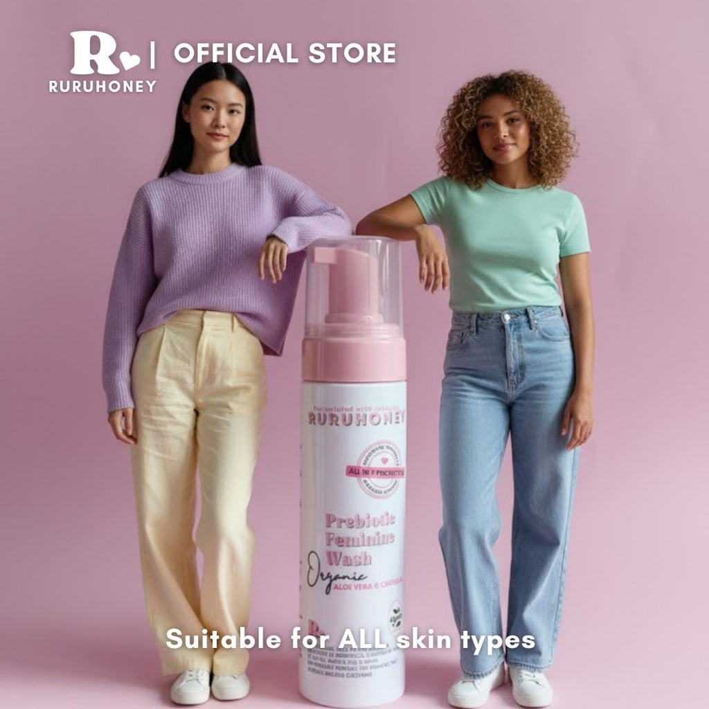 3- Prebiotic Feminine Wash, Organic Aloe Vera & Centella