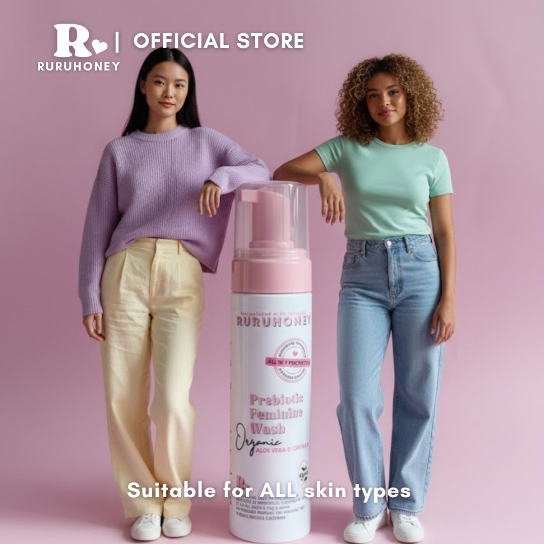 3- Prebiotic Feminine Wash, Organic Aloe Vera & Centella