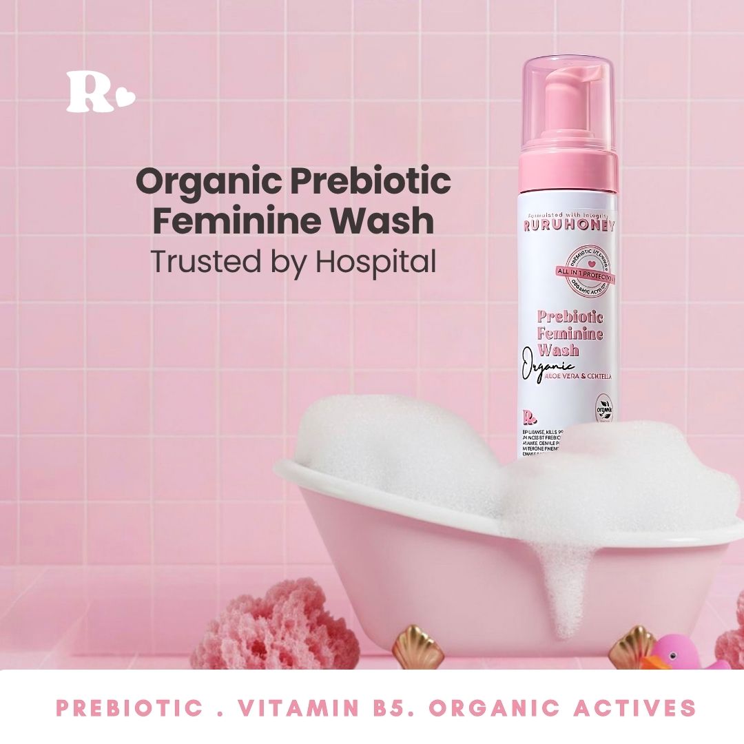 3- Prebiotic Feminine Wash, Organic Aloe Vera & Centella