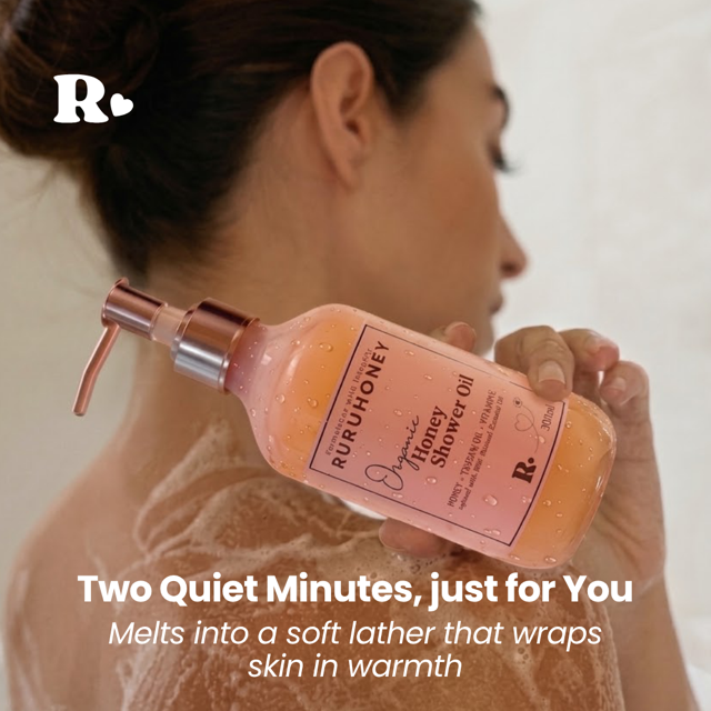 Organic Honey Shower Oil