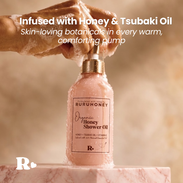 Organic Honey Shower Oil