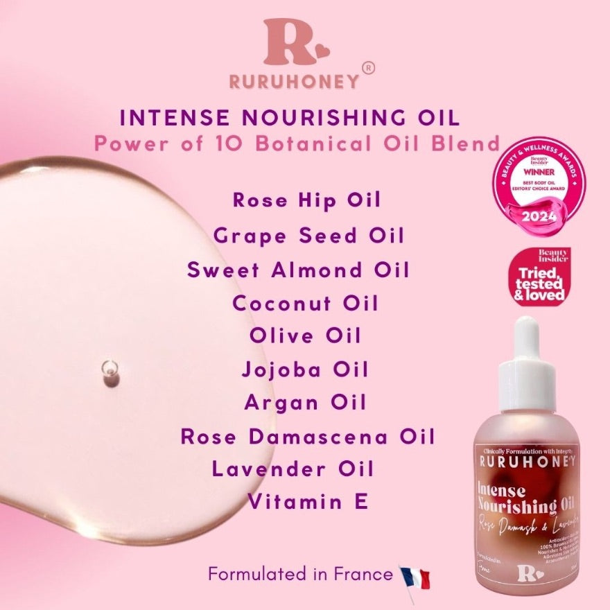 1- Intense Nourishing Oil | RURUHONEY